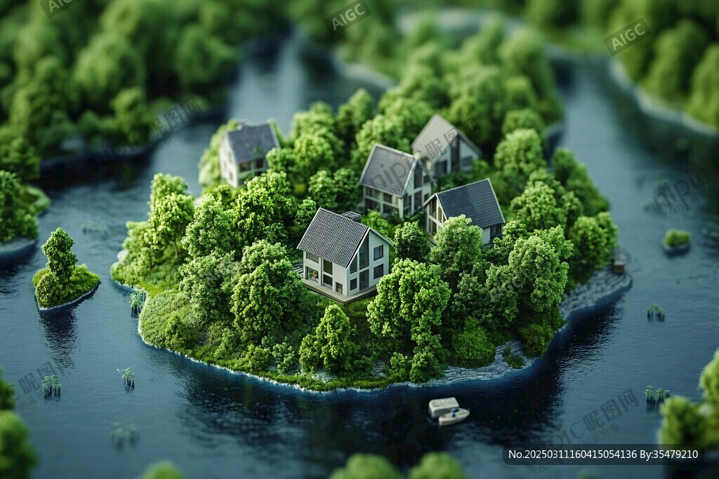 迷你建筑與自然之島