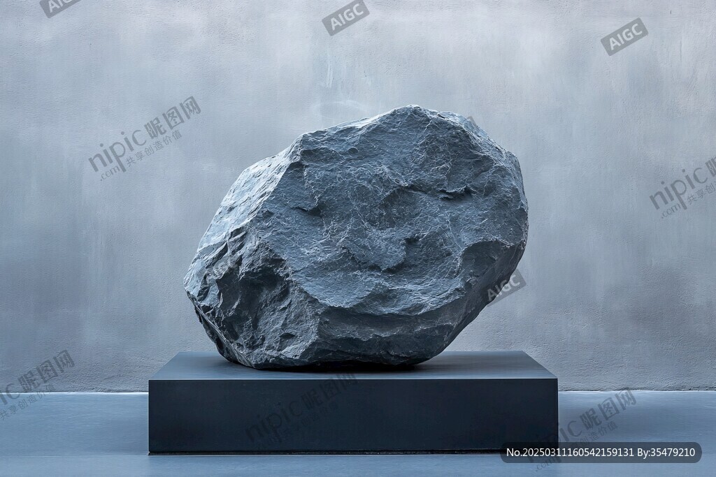抽象藝術(shù)中的巨石
