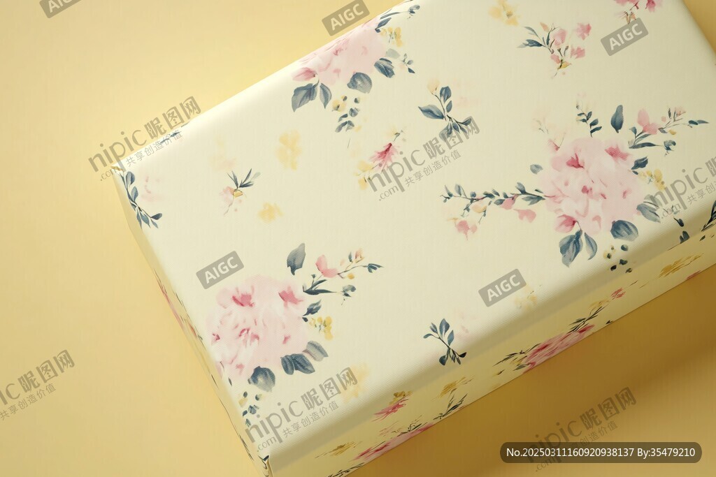 花卉圖案包裝紙