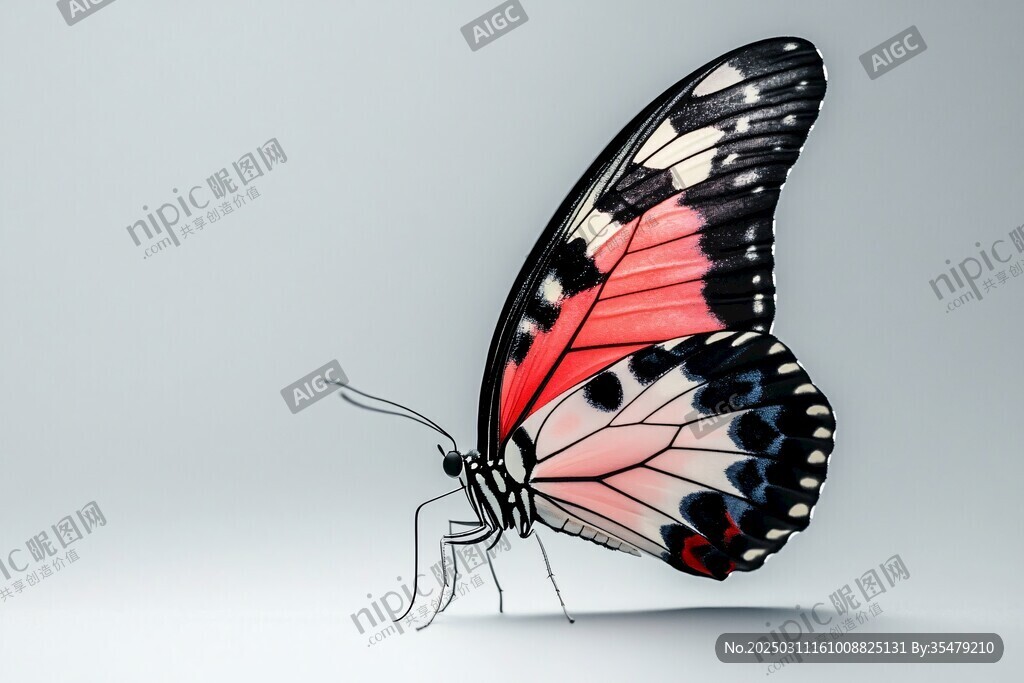 色彩斑斕的蝴蝶