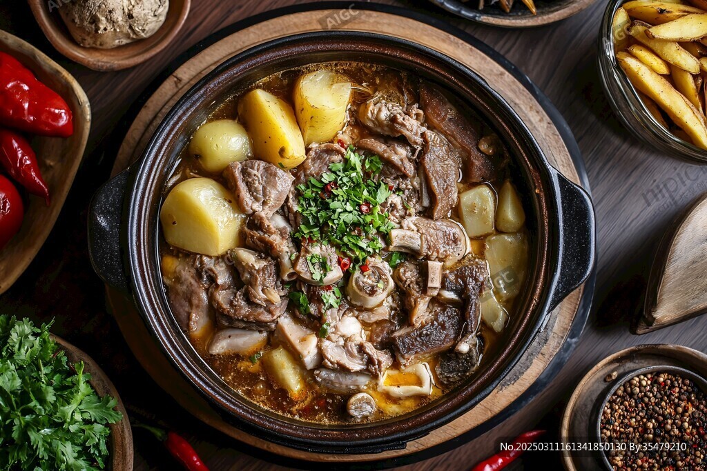 美味燉排骨土豆煲