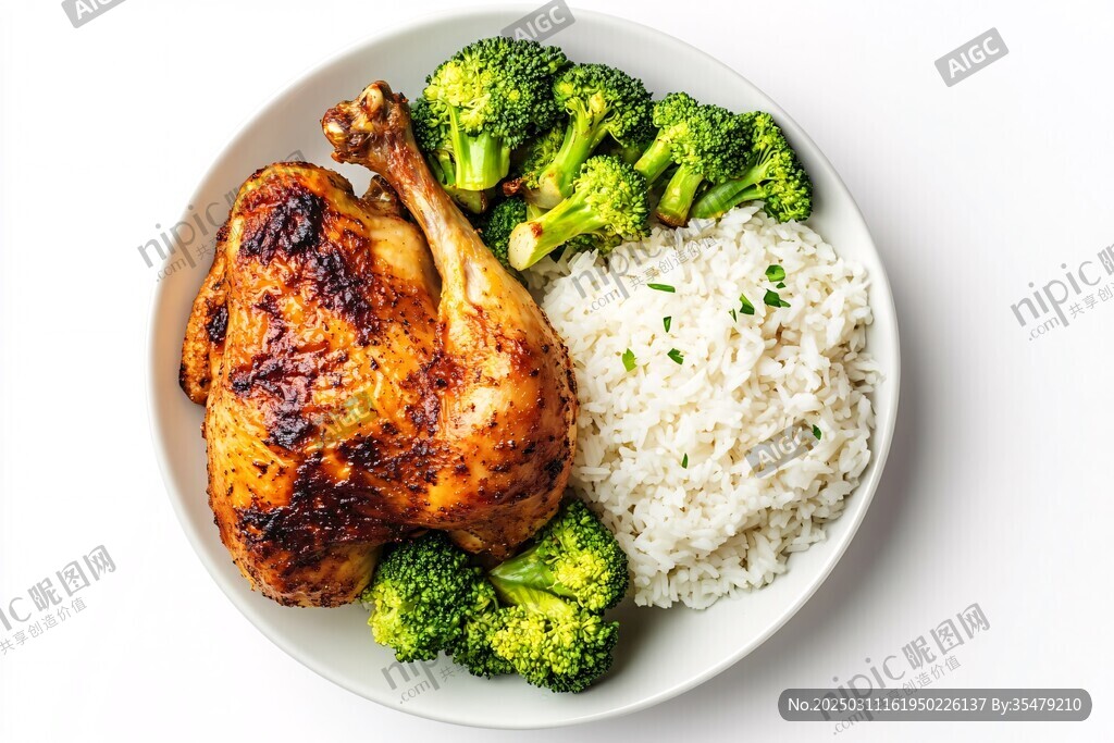 烤雞腿飯