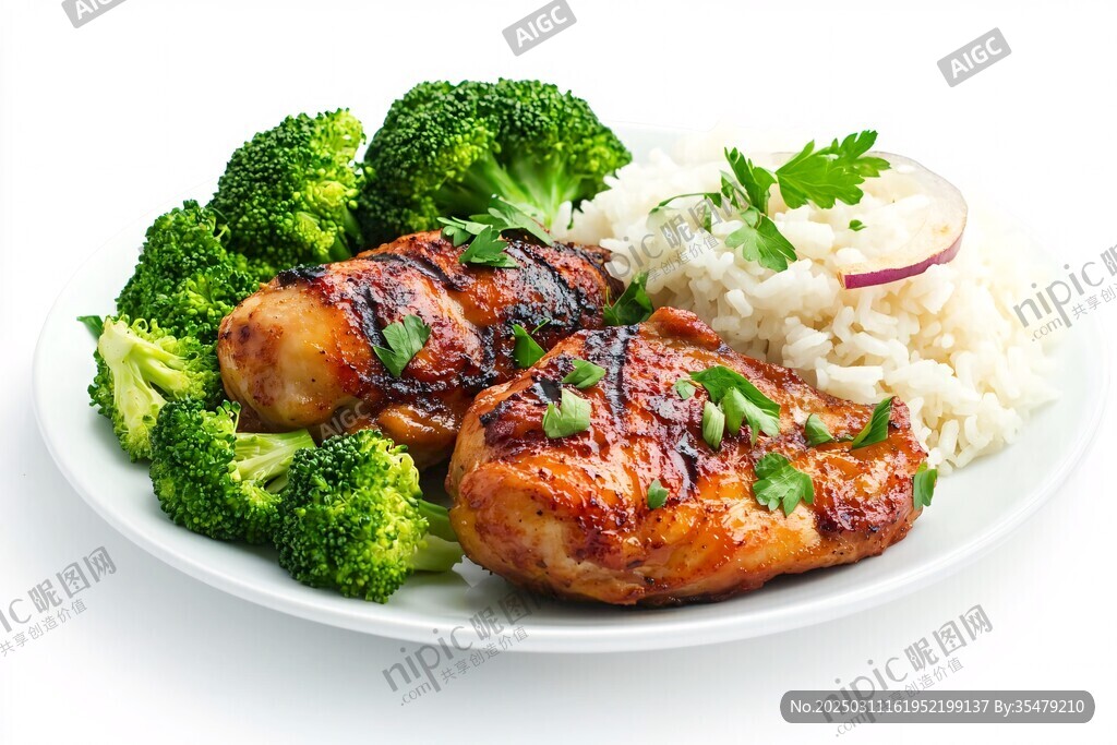 烤雞腿飯