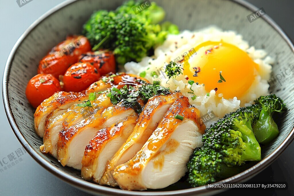 美味雞肉飯碗