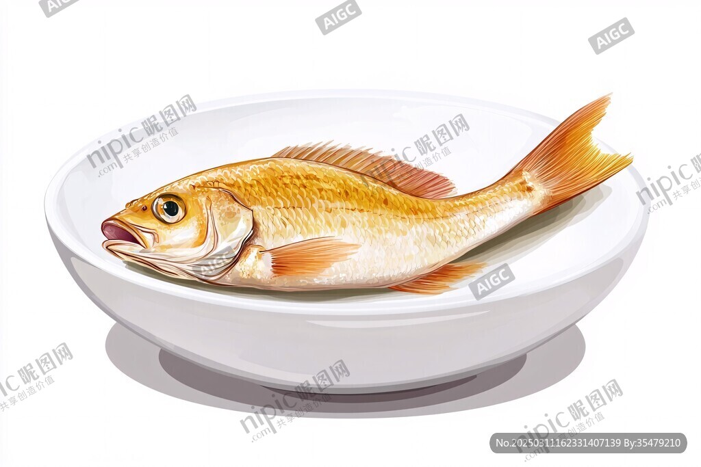 金魚在白色碗中