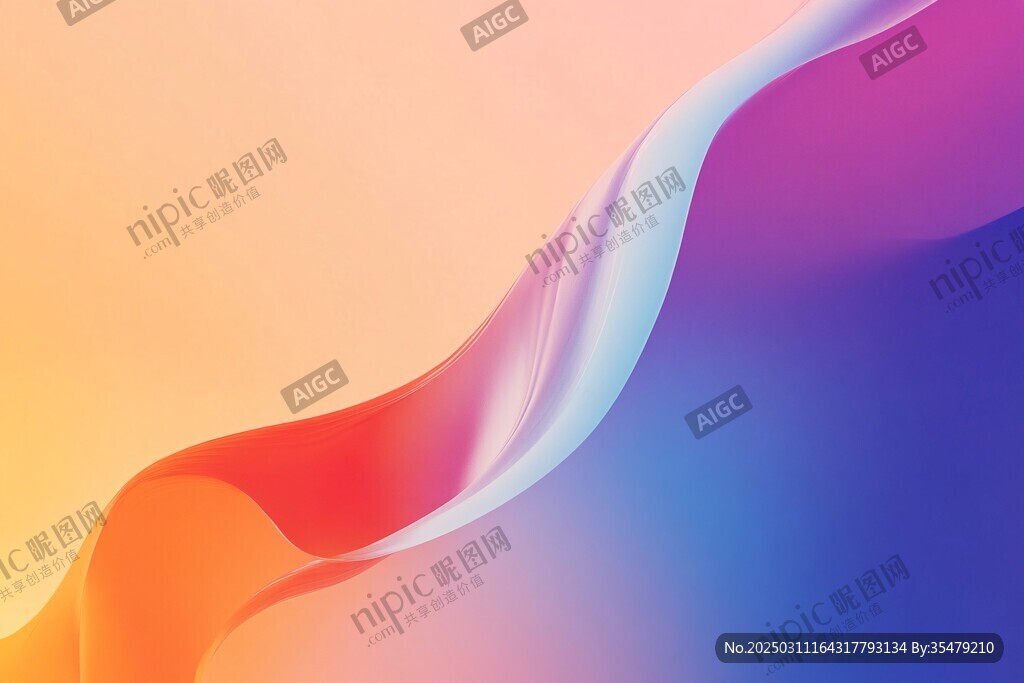 抽象色彩流動
