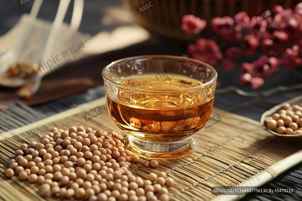 豆漿與花香共舞