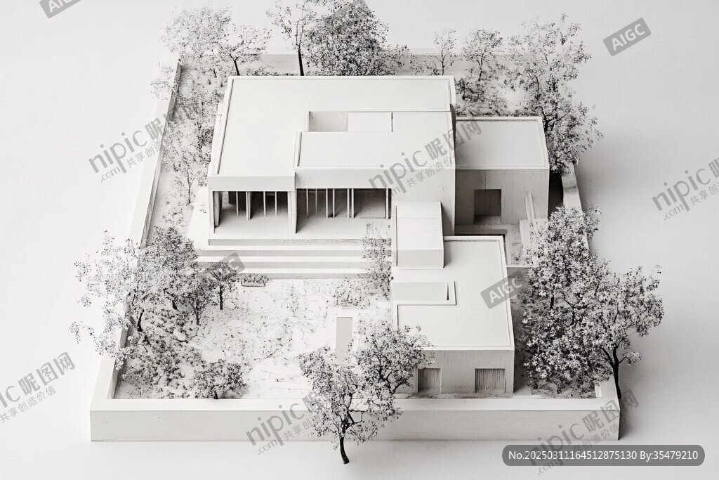 現(xiàn)代建筑模型與景觀設(shè)計(jì)