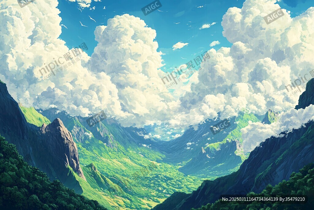 云海山谷的寧?kù)o