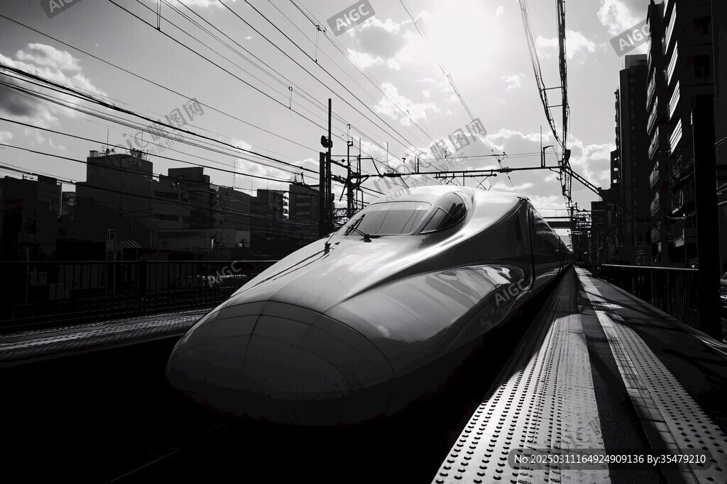 城市中的高速列車