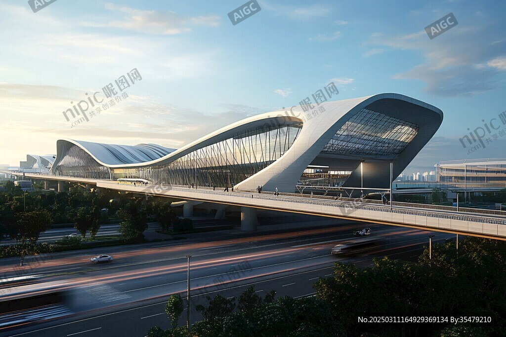 現代化交通樞紐的建筑奇跡