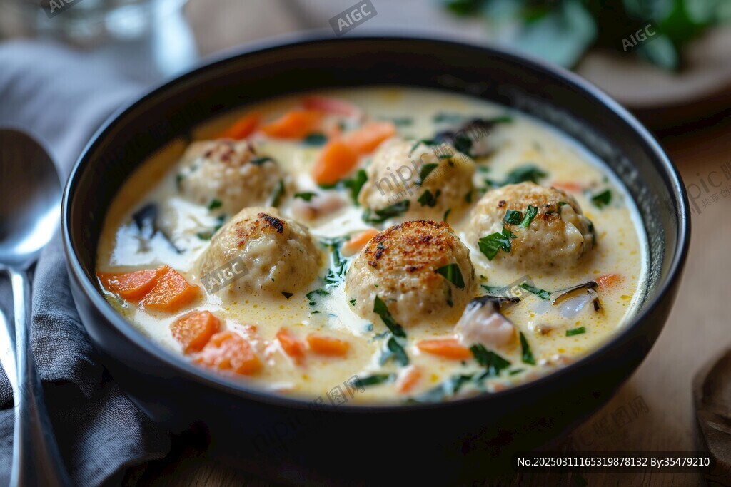 美味雞肉丸子湯