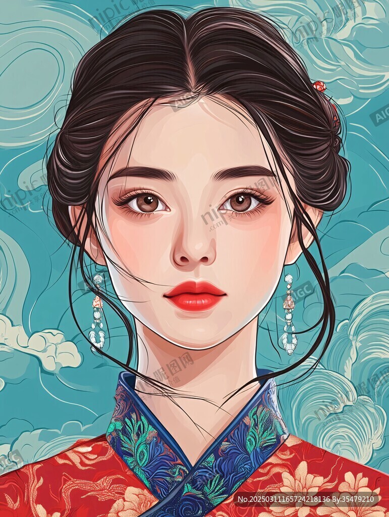云中漫步的女子