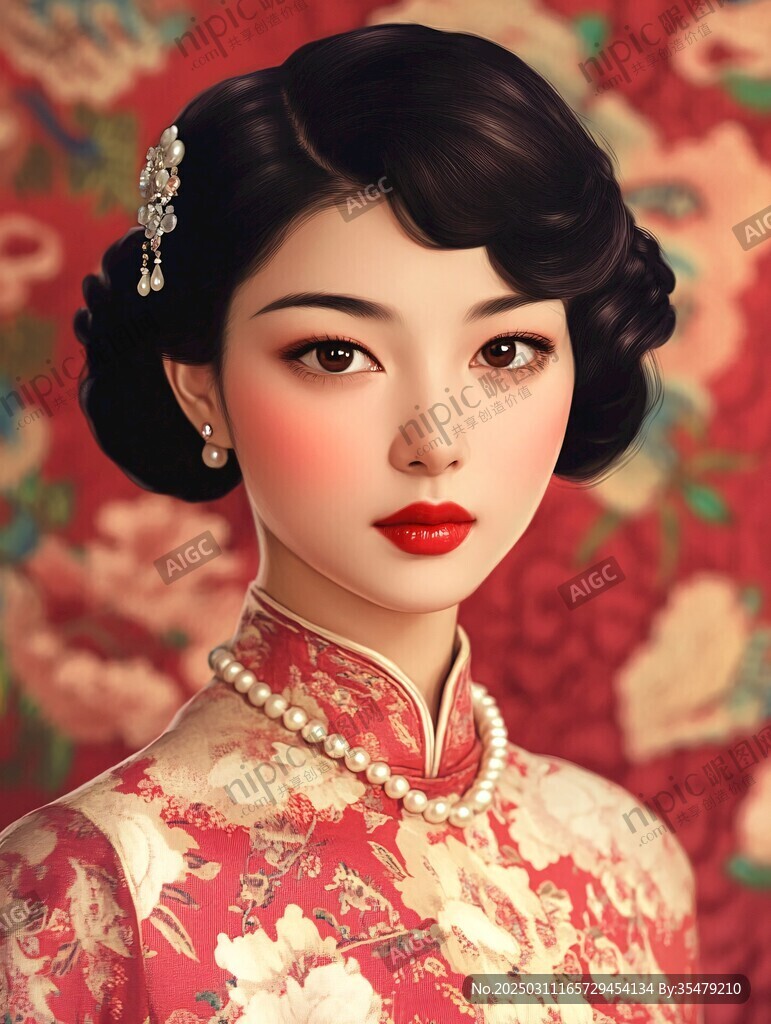 旗袍女性