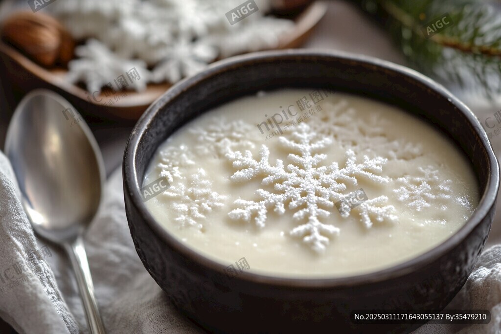 冬日美食 熱湯與雪花餅干共享溫馨時(shí)刻