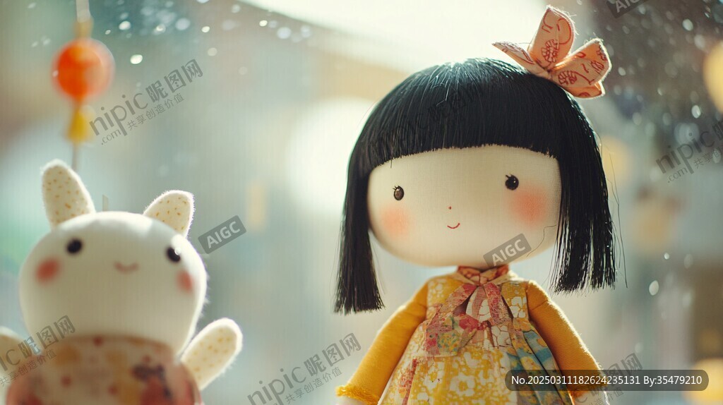 玩偶與兔子玩偶