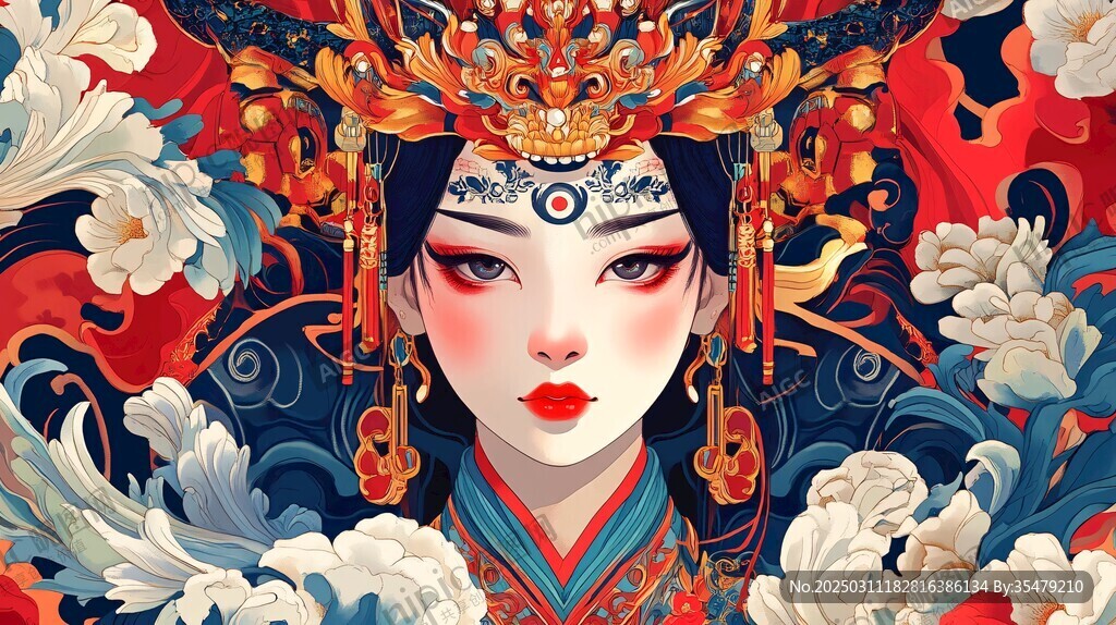 神秘東方女性