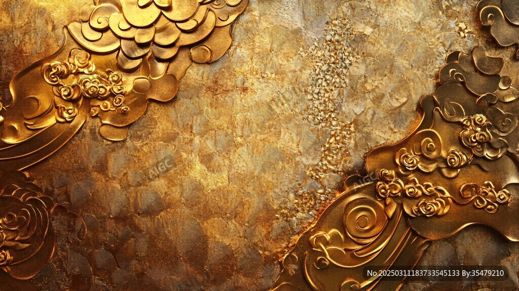 金色浮雕藝術(shù)