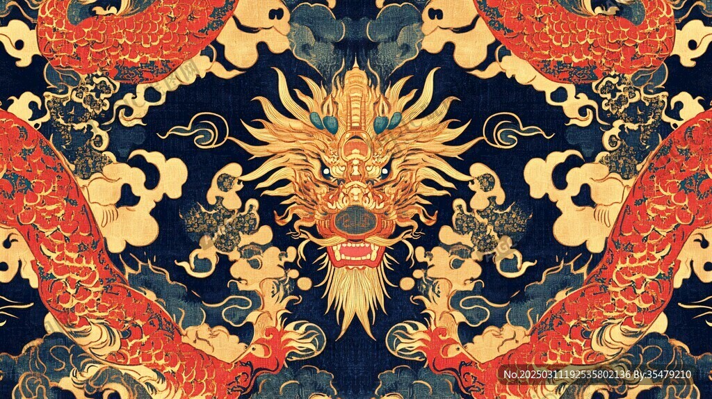 龍紋壁紙
