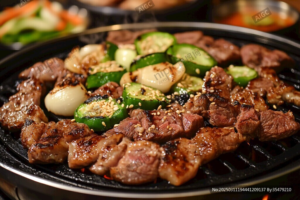 烤肉拼盤 美味可口 烤得正宗