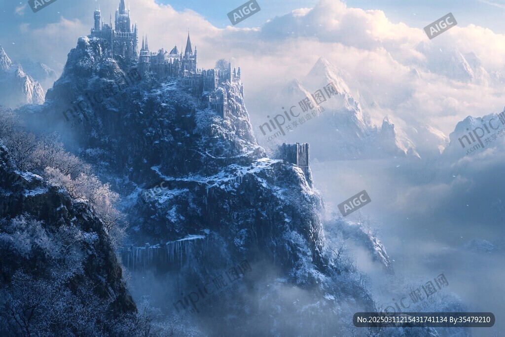 雪山上的古堡