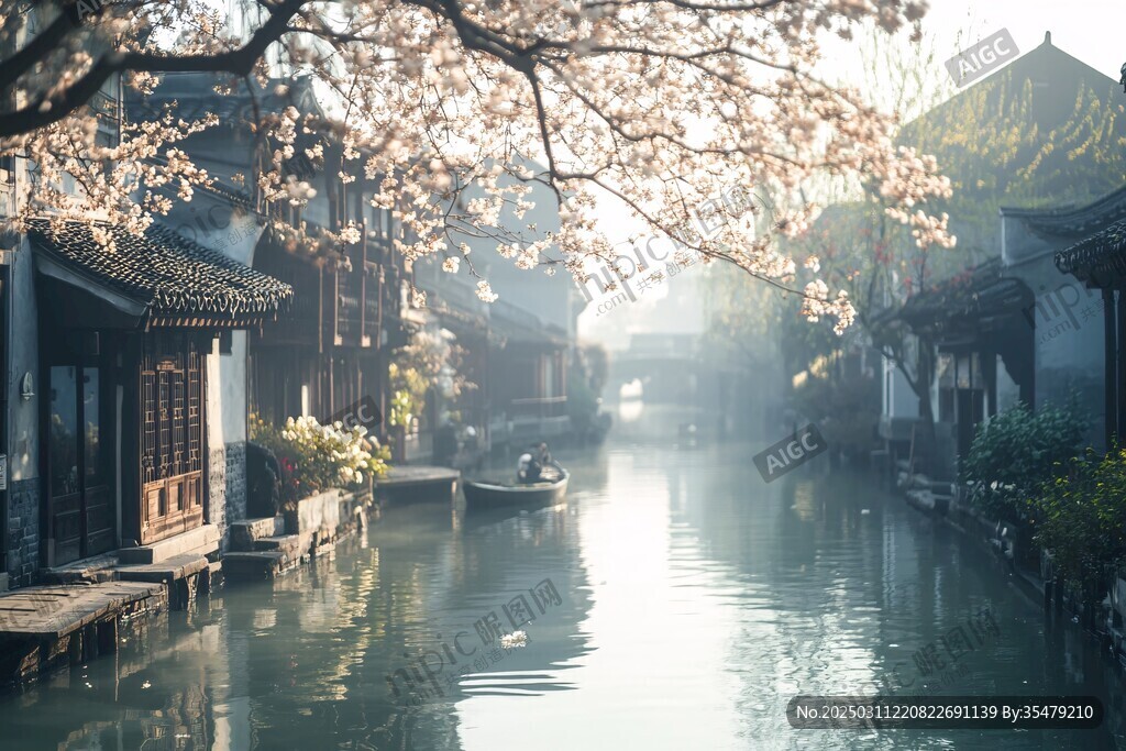 江南水鄉(xiāng)的春日韻味