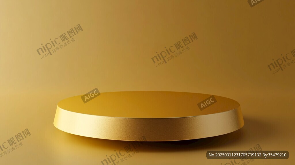 金色圓形舞臺