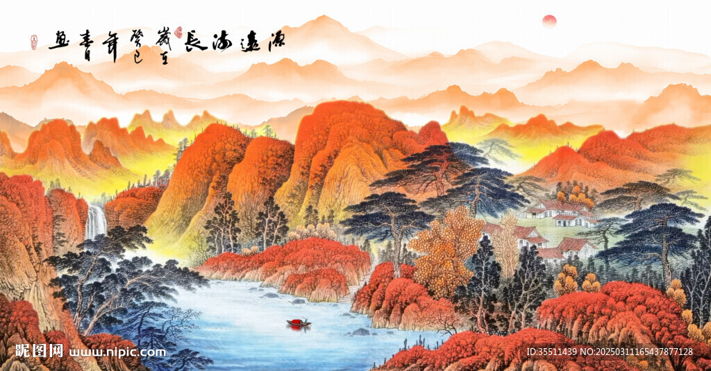 鴻運當頭國畫