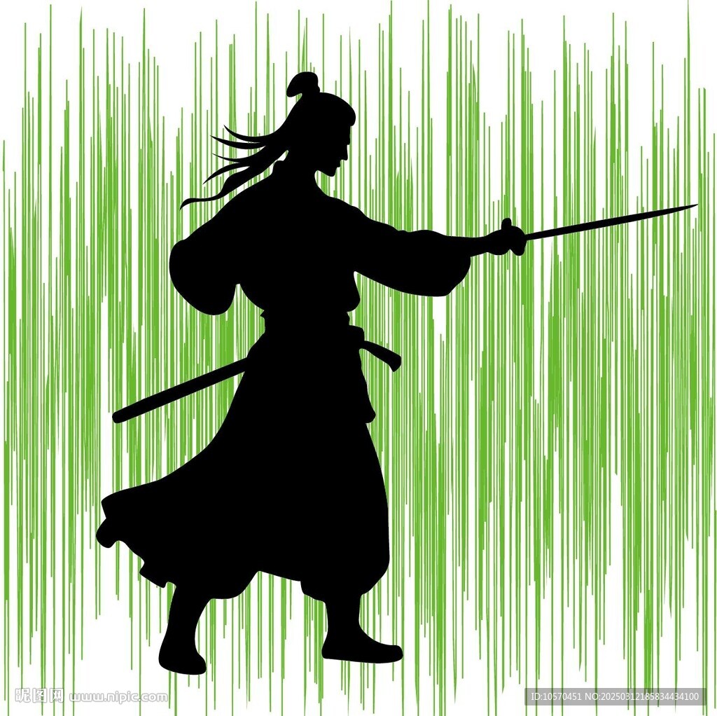 武俠人物剪影