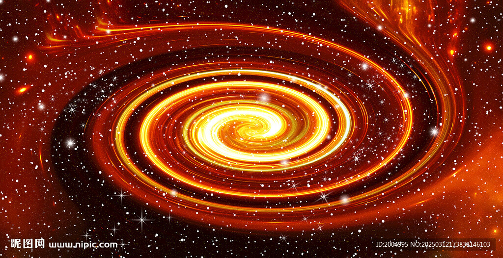 金色漩渦星空