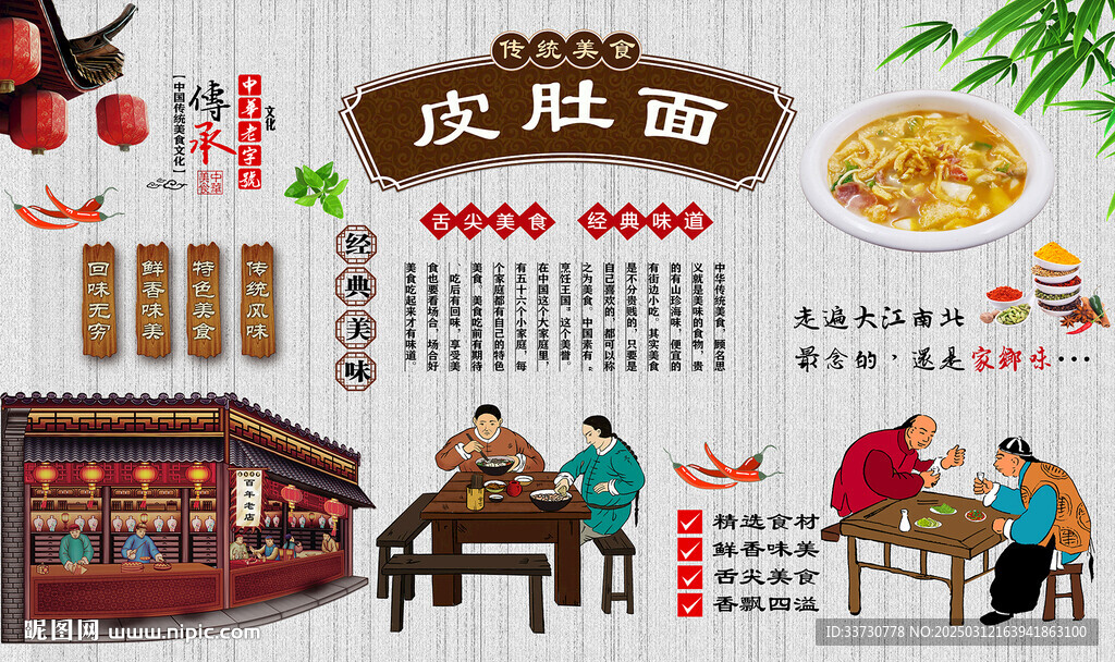 皮肚面