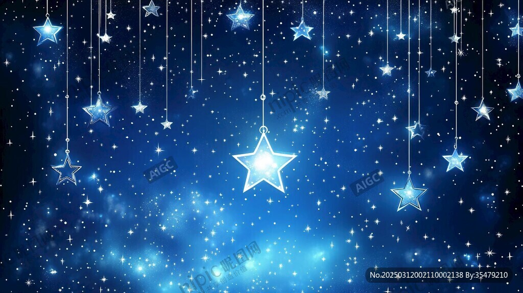 星光璀璨的夜空