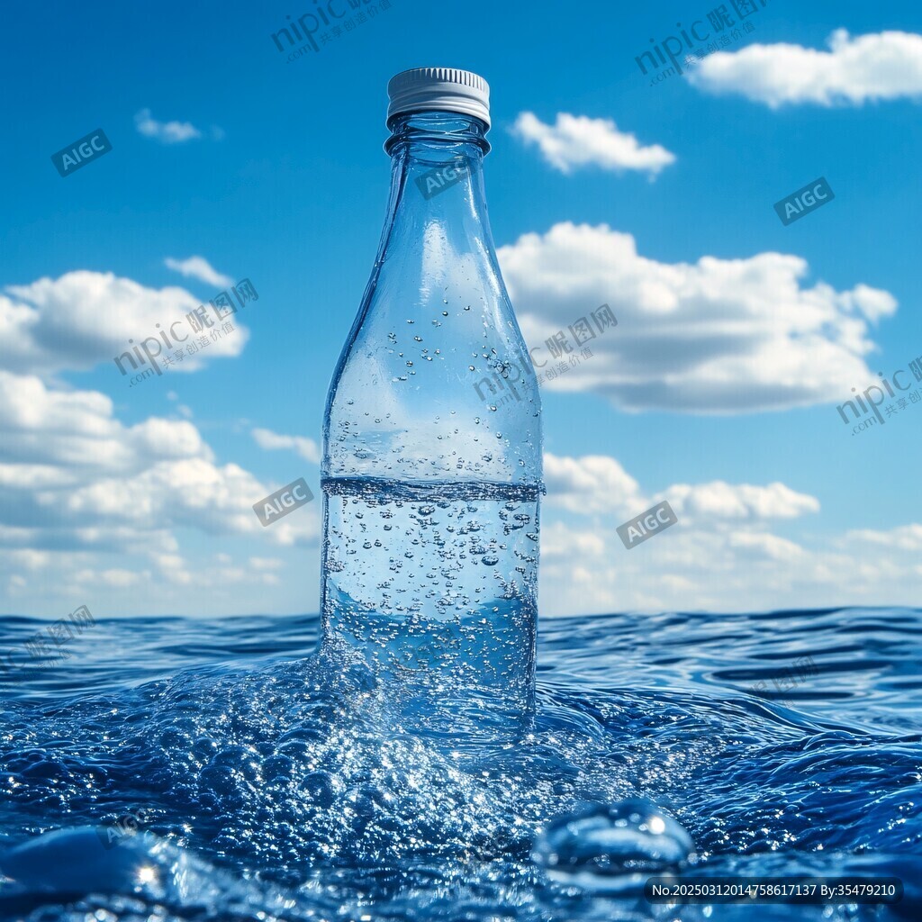 清澈的海水與天空