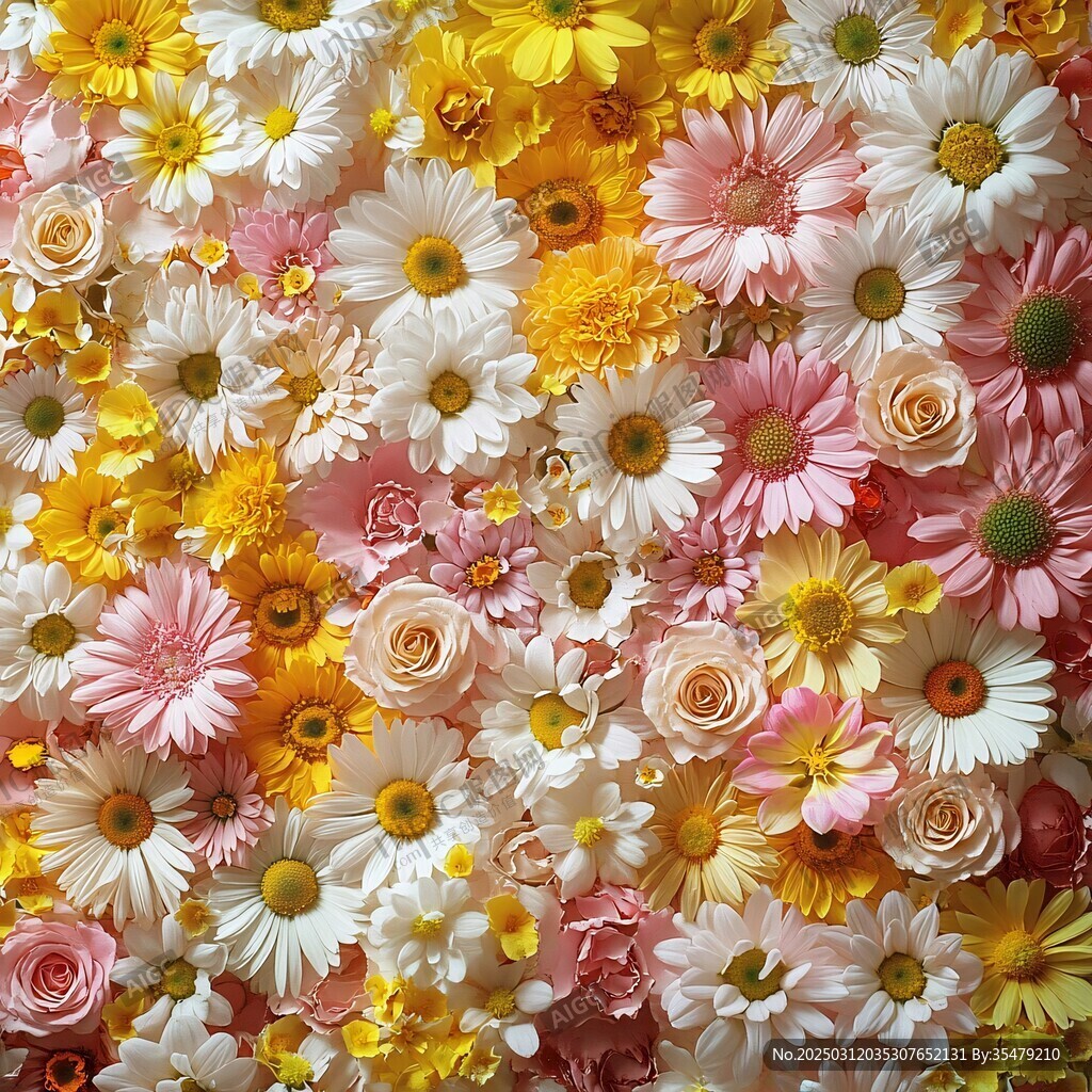 色彩斑斕的花海