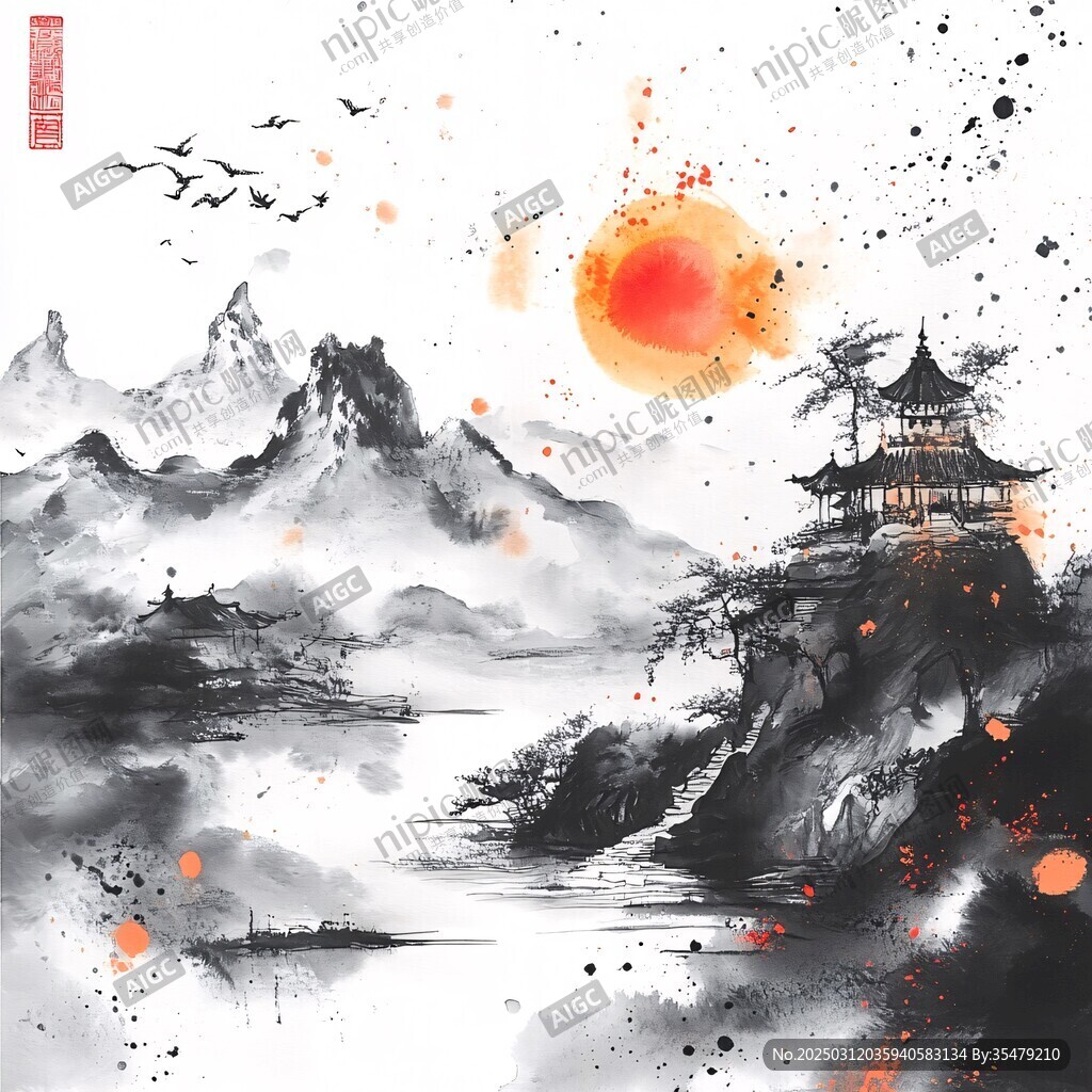 山水畫中的東方美學