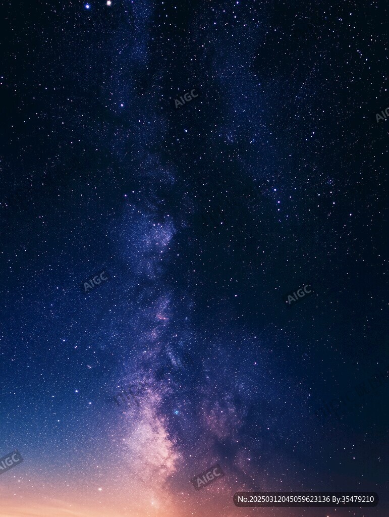 夜幕下的銀河