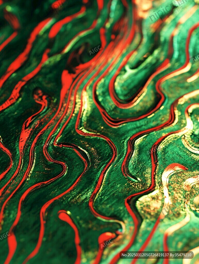 流動的色彩之舞