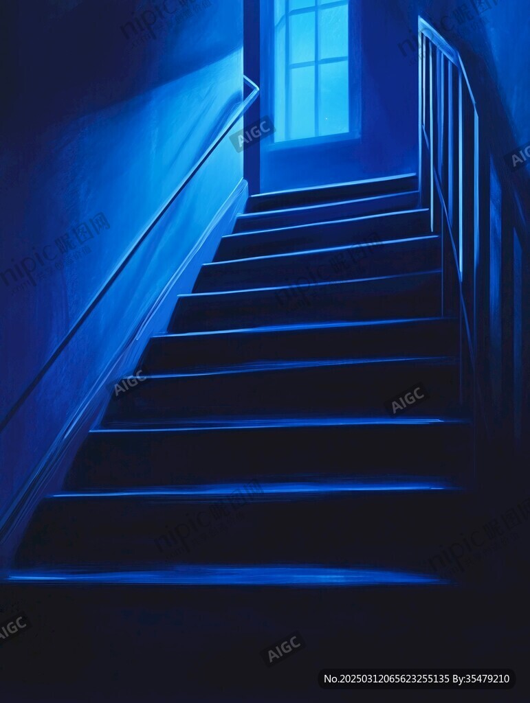 夜幕下的樓梯之謎