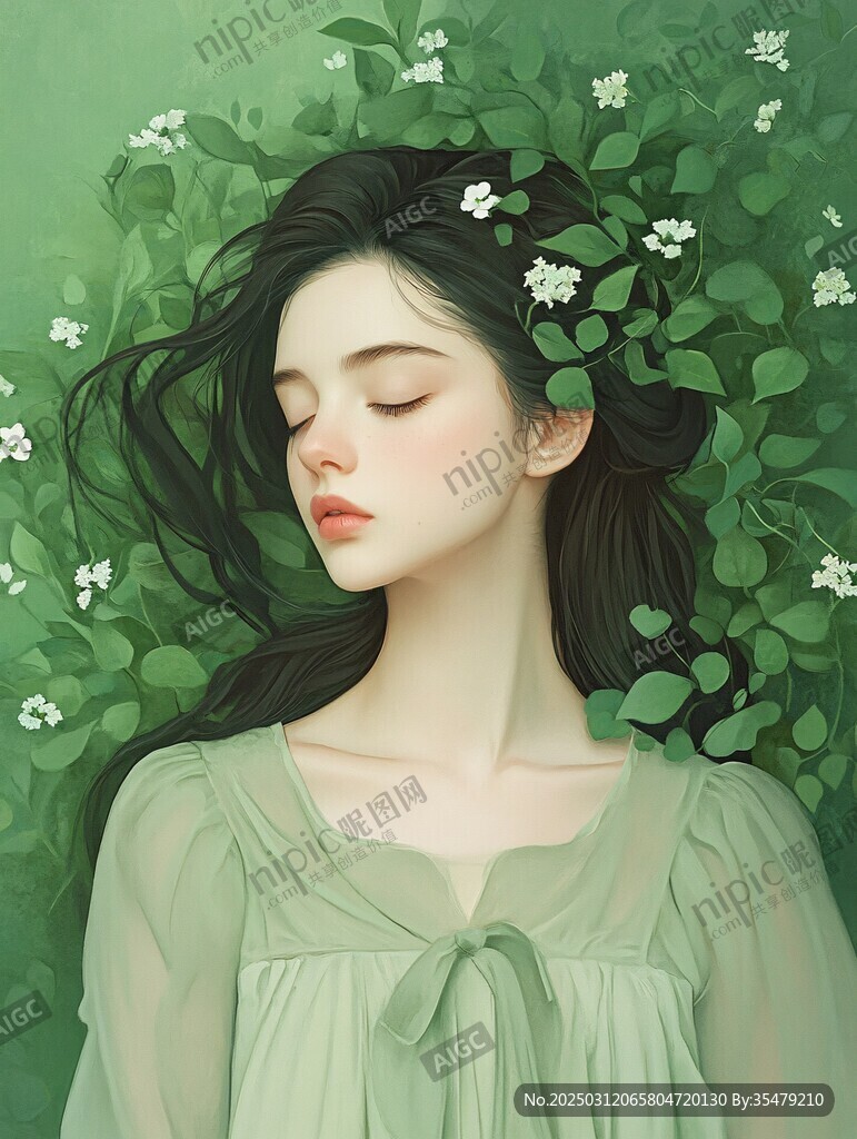 綠意女孩