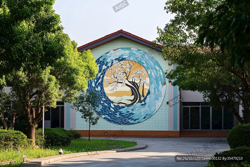 美麗校園墻畫