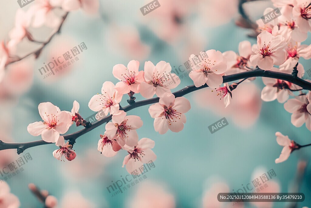 春日里 杏花盛開