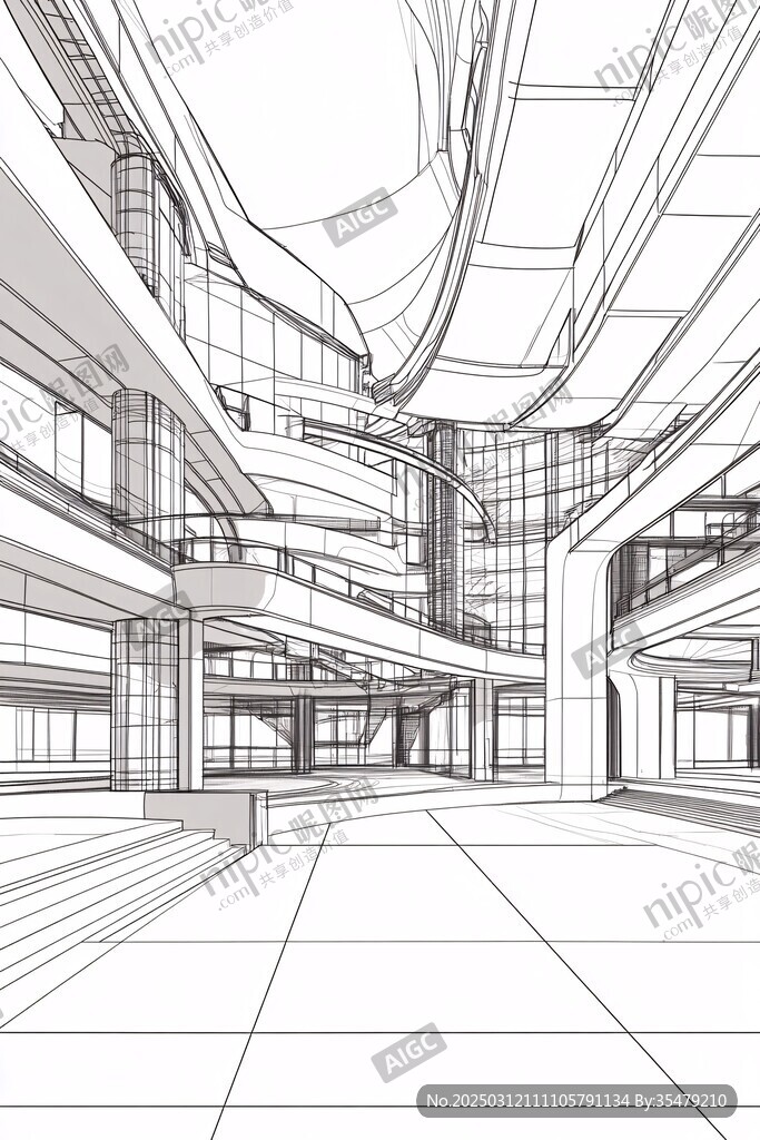 未來建筑內(nèi)部空間