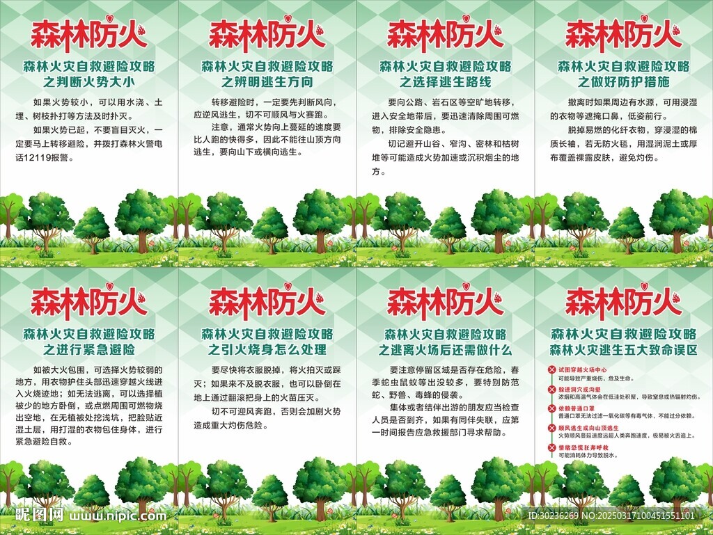 森林火災自救避險攻略圖片