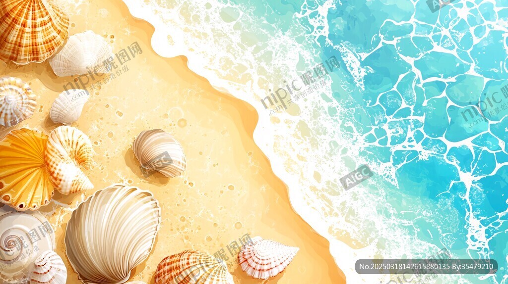 海浪與貝殼的舞蹈
