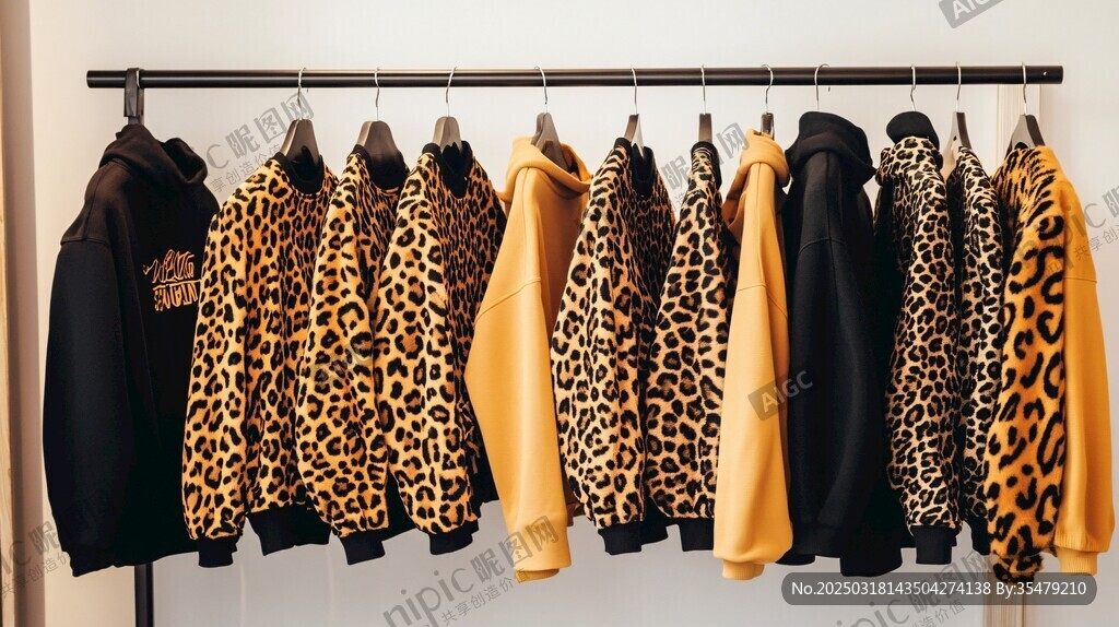 時(shí)尚豹紋服飾展示