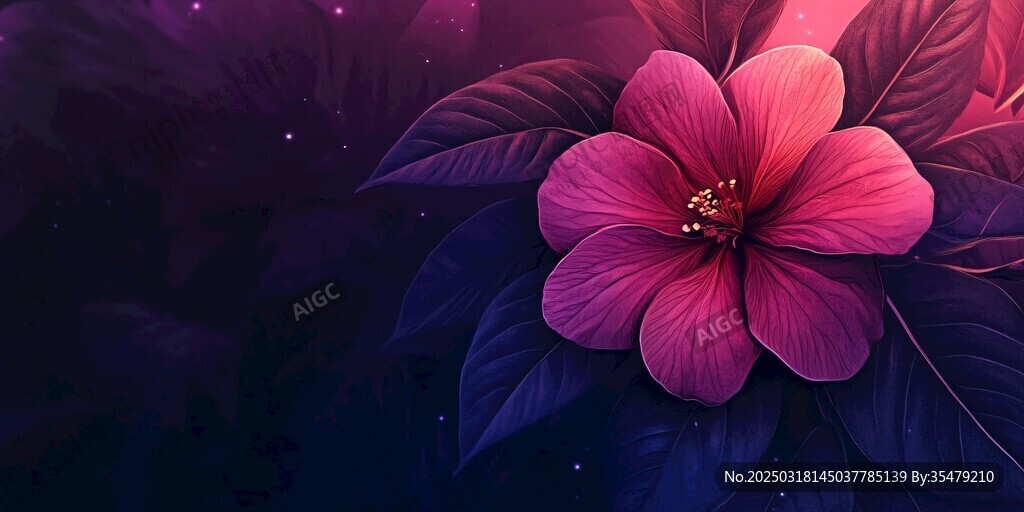 神秘紫花