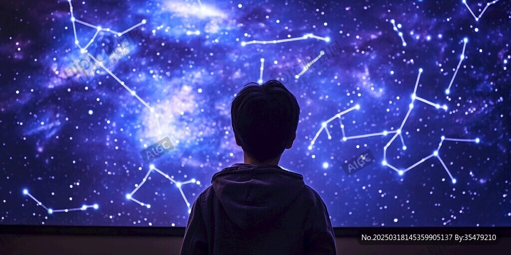 星空下的孩子
