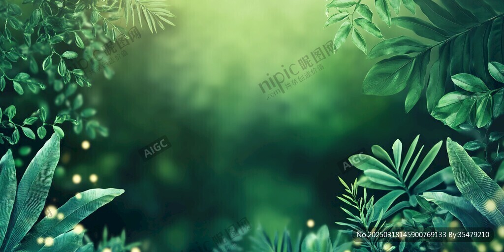 綠色叢林背景