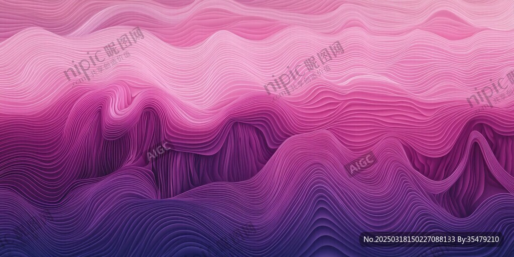 抽象波浪圖案