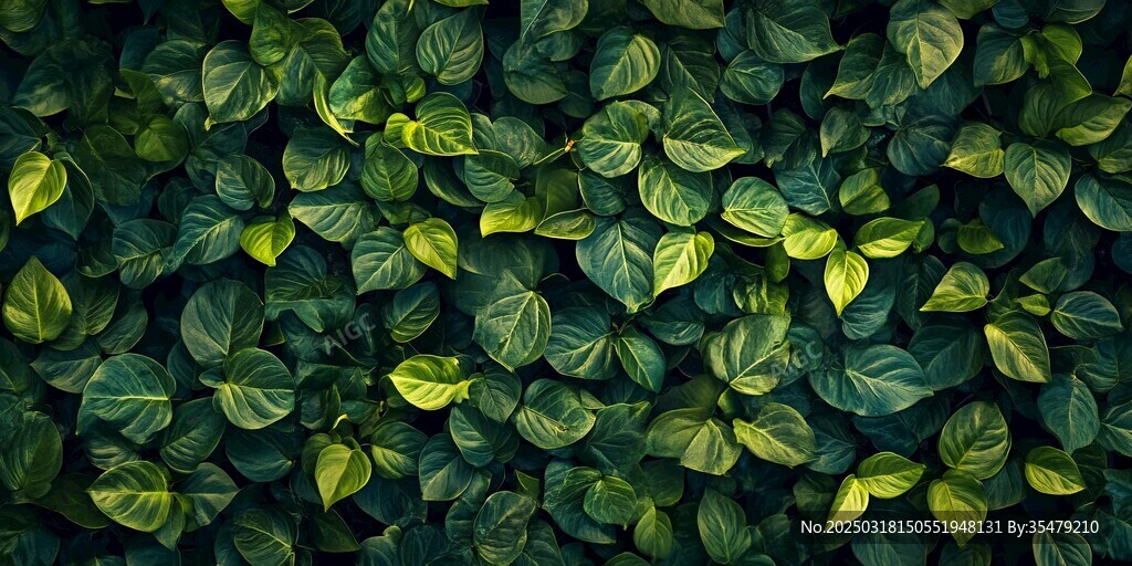 綠色葉子紋理背景